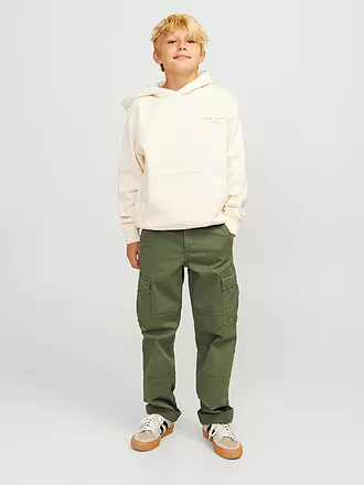JACK & JONES | Pantalon cargo garçon JPSTKANE JJHARLOW | olive